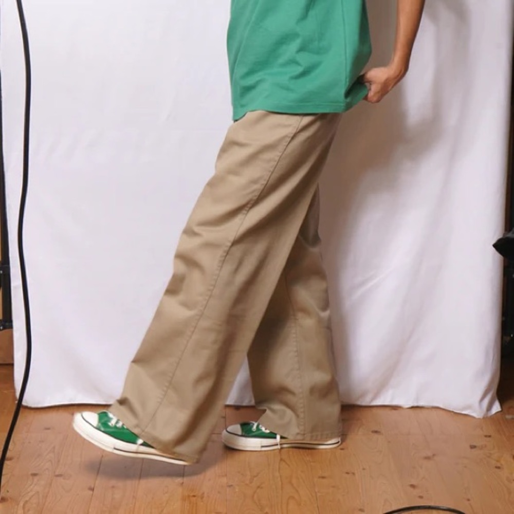 2 Pairs of Ben Davis Gorilla Cut Work Pants 40x30 Khaki & Navy Blue NWT